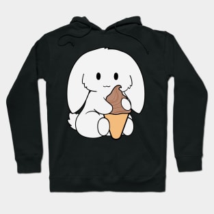 White Bunny Ice Cream Hoodie